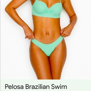 Swim Brazilian Bottom Pelosa Turquoise